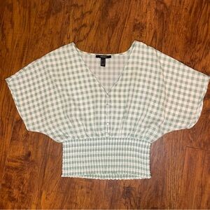 Forever 21 Flowy Gingham Top